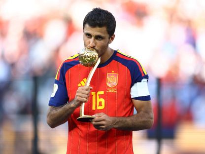 رودري يحصد جائزة أفضل لاعب في كأس العالم - 19 يوليو 2026 - Reuters