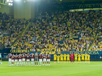 جماهير فياريال خلال المواجهة الودية أمام أستون فيلا - 10 أغسطس 2025 - REUTERS