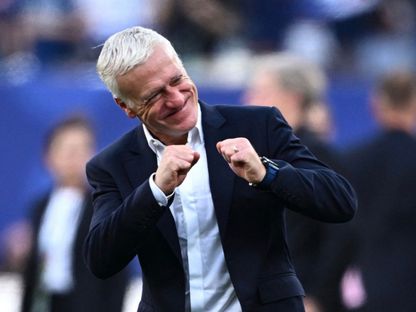 ديديه ديشان بعد فوز فرنسا أمام السويد بثلاثية في دور ال32 من كأس العالم - 1 يوليو 2026 - reuters