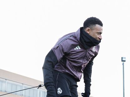 كيليان مبابي خلال تدريب لريال مدريد - 5 فبراير 2026 - realmadrid.com