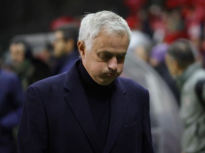 مدرب بنفيكا جوزيه مورينيو قبل مباراة براغا - 28 ديسمبر 2025 - Reuters