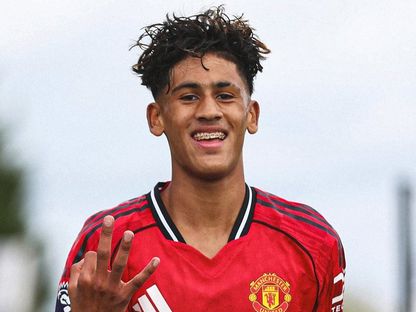 جي جي غابرييل لاعب مانشستر يونايتد للشباب - 6 أكتوبر 2025 - @PLYouth