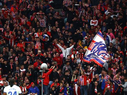 جمهور أتلتيكو مدريد خلال مواجهة ديبورتيفو لاكورونيا - 24 أغسطس 2026 - REUTERS