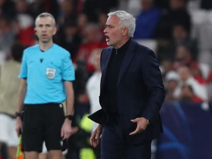 جوزيه مورينيو من مباراة بنفيكا ونابولي بدوري أبطال أوروبا - 11 ديسمبر 2025 - Reuters