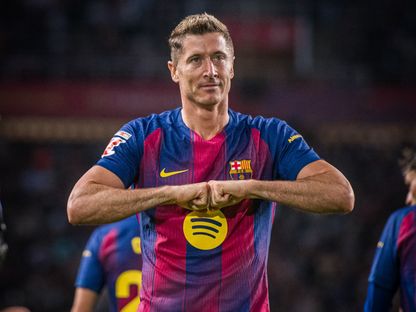 روبرت ليفاندوفسكي من مباراة برشلونة وريال سوسيداد - 28 سبتمبر 2025 - X/FCBarcelona_es