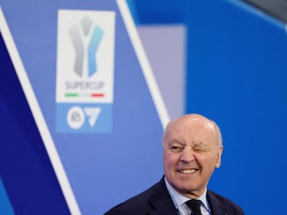 جيوزيبي ماروتا رئيس إنتر ميلان قبل نهائي السوبر الإيطالي ضد ميلان - 6 يناير 2025 - Reuters