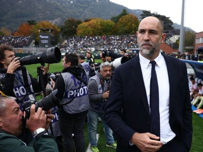 إيغور تودور في مباراة يوفنتوس وكومو بمنافسات الدوري الإيطالي - 19 أكتوبر 2025 - Reuters