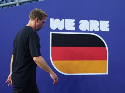يوليان ناغلسمان يغادر الملعب بعد هزيمة ألمانيا أمام باراغواي في دور الـ32 بكأس العالم 2026 - 30 يونيو 2026 - REUTERS