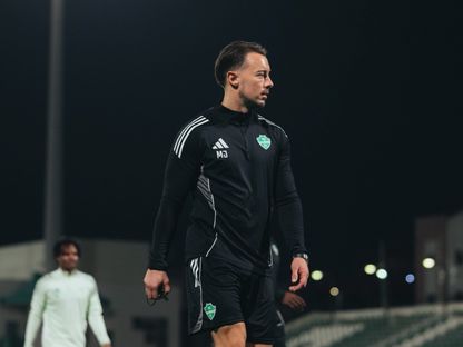 ماتياس يايسله مدرب الأهلي في حصة تدريبية - 20 ديسمبر 2025 - X/@ALAHLI_FC