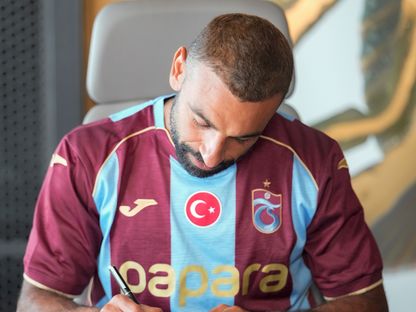 محمد صلاح يوقّع عقده مع طرابزون سبور - 6 أغسطس 2026 - X/@Trabzonspor