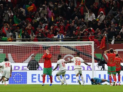 لاسين سينايوكو يُسجل هدف التعادل في مباراة المغرب ومالي بكأس أمم إفريقيا - 26 ديسمبر 2025 - Reuters