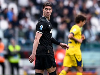 دوسان فلاهوفيتش خلال مباراة هيلاس فيرونا ويوفنتوس بالدوري الإيطالي - 3 مايو 2026 - X/juventusfc