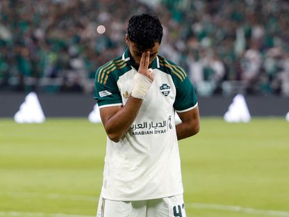 صالح أبو الشامات يحتفل بهدفه في مباراة الأهلي وأوكلاند إف سي بكأس إنتركونتينتال - 26 أغسطس 2026 - Reuters