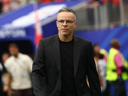 مدرب المغرب محمد وهبي قبل مباراة كندا في كأس العالم 2026 - 4 يوليو 2026 - Reuters