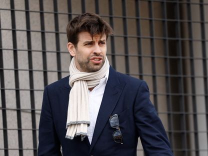 اللاعب السابق جيرارد بيكيه يشهد أمام المحكمة بشأن بيع حقوق كأس السوبر الإسباني - 14 مارس 2025 - Reuters