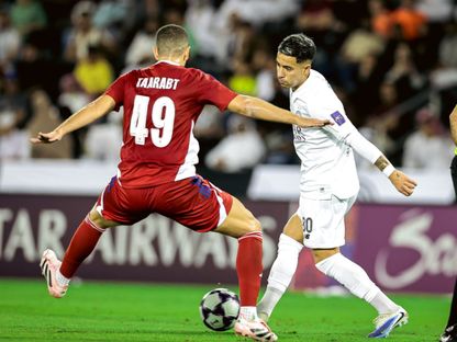 من مواجهة السد القطري والشارقة الإماراتي في دوري أبطال آسيا للنخبة - 30 سبتمبر 2025 - X/@AlsaddSC