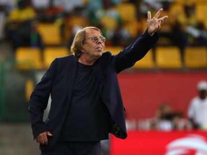 كلود لوروا مدرب منتخب الكونغو - 30 يونيو 2021 - X/CAF_Online