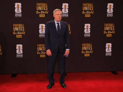 مدرب البرازيل كارلو أنشيلوتي قبل قرعة كأس العالم 2026 في واشنطن - 5 ديسمبر 2025 - REUTERS