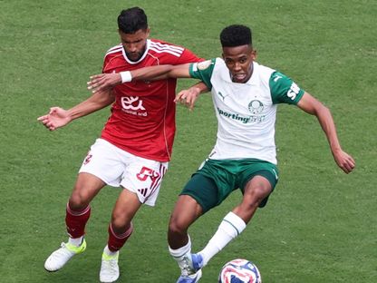 إستيفاو ويليان جناح نادي بالميراس البرازيلي في مباراة الأهلي المصري بكأس العالم للأندية 2025 - Reuters