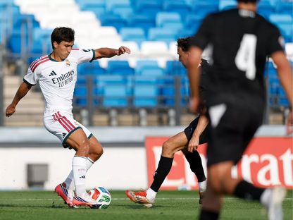 غونزالو غارسيا خلال مباراة تدريبية بين ريال مدريد وليغانيس - 28 يوليو 2026 - realmadrid.com