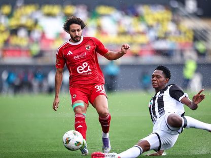 محمد هاني مدافع الأهلي خلال مباراة إيغل نوار في دوري أبطال إفريقيا - 18 أكتوبر 2025 - fb/Al Ahly