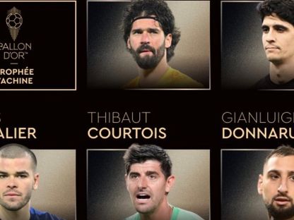 ترشيحات فرانس فوتبول لجائزة بوشكاش أفضل حارس مرمى في العالم لعام 2025 - francefootball/x