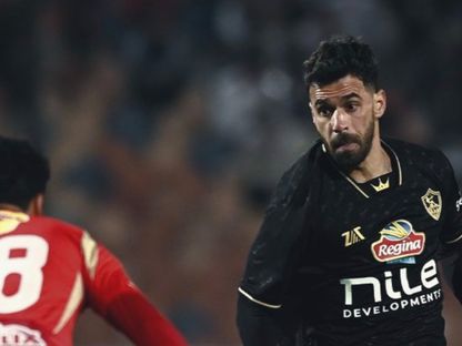 عبد الله السعيد في مباراة الأهلي والزمالك بالدوري المصري 22-2-2025 - Zamalek/x