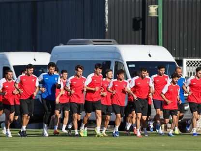 لاعبو منتخب العراق في حصة تدريبية - 24 مارس 2026 - FB/@Iraq National Team