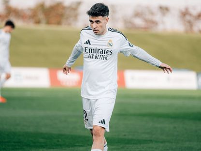 دافيد خيمينيز ناشئ ريال مدريد - 13 يوليو 2025 - x@FabricaMadrid