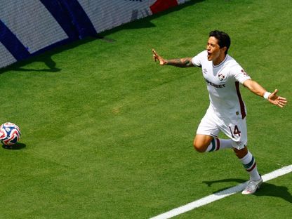 جيرمان كانو يحتفل بتسجيل هدف تقدم فلومينينسي أمام إنتر ميلان بكأس العالم للأندية 2025 - Reuters