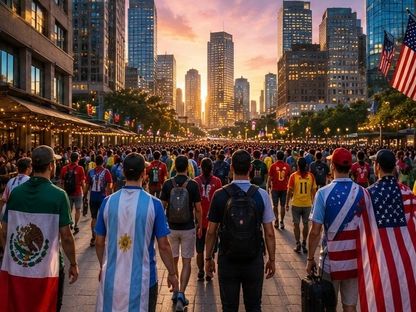 صورة تعبيرية لأجواء كأس العالم - 9 يوليو 2026 - الشرق