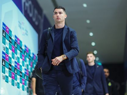 كريستيانو رونالدو قائد النصر قبل مواجهة الهلال بالدوري السعودي - 4 أبريل 2025 - X/@AlNassrFC