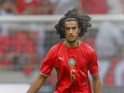 أيوب بوعدي في أول مباراة له بقميص منتخب المغرب أمام مدغشقر - 3 يونيو 2026 - X/@EnMaroc