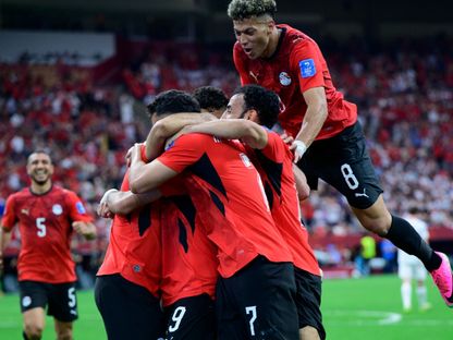 لاعبو مصر يحتفلون أمام نيوزيلندا في كأس العالم - 21 يونيو 2026 - IMAGN IMAGES via Reuters