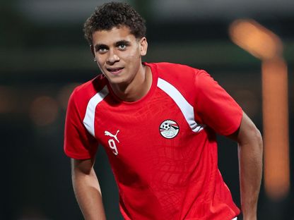 حمزة عبد الكريم في تدريبات المنتخب المصري استعداداً لمواجهة أنغولا في تصفيات كأس أمم إفريقيا 2027 - 21 سبتمبر 2026 - X/@EgyptNT