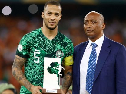 مدافع وقائد نيجيريا ويليام إيكونغ يفوز بجائزة أفضل لاعب في كأس أمم إفريقيا 2023 - AFP