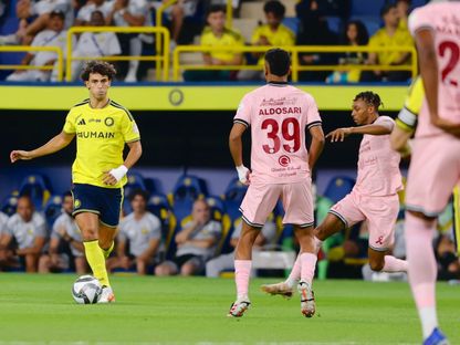 البرتغالي جواو فيليكس مهاجم النصر خلال مواجهة الخلود في دوري روشن السعودي - 29 أكتوبر 2026 - @AlNassrFC