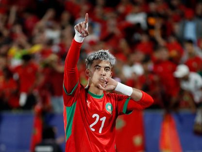 ياسر الزابيري نجم نهائي كأس العالم تحت 20 عاماً بين المغرب والأرجنتين - 20 أكتوبر 2025 - Reuters