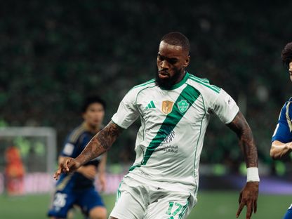 الإنجليزي إيفان توني مهاجم الأهلي السعودي خلال نهائي دوري أبطال آسيا للنخبة - 25 أبريل 2026 - X/@@ALAHLI_FC