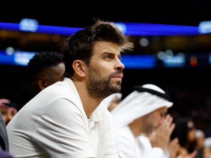 جيرارد بيكيه نجم برشلونة السابق ورئيس دوري الملوك - 4 أكتوبر 2024 - Reuters