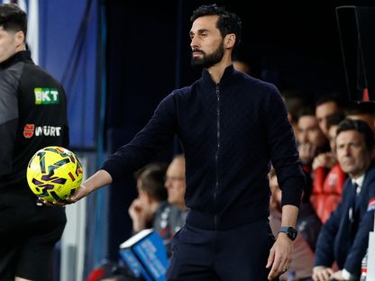 ألفارو أربيلوا خلال مباراة أوساسونا وريال مدريد بالدوري الإسباني - 21 فبراير 2026 - Reuters