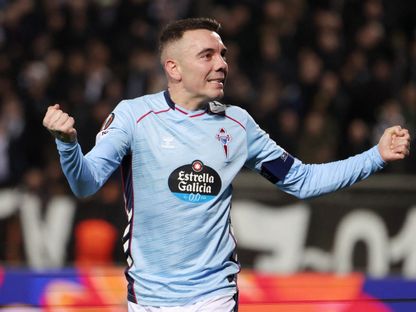 ياغو أسباس قائد سيلتا فيغو الإسباني - 19 فبراير 2026 - REUTERS