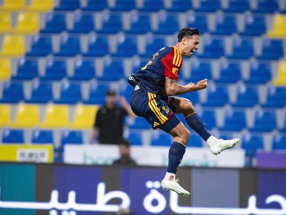 تيجاني ريندرز بعد تسجيله هدفاً للقادسية في مرمى التعاون - 20 أكتوبر 2026 - X/@Alqadsiah