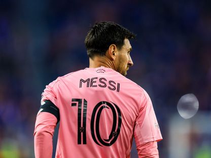 ليونيل ميسي خلال مواجهة إنتر ميامي وسينسيناتي في الدوري الأميركي - 24 نوفمبر 2025 - REUTERS