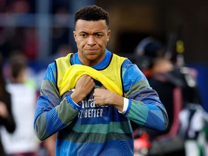 كيليان مبابي قبل مباراة أوساسونا وريال مدريد بالدوري الإسباني - 24 فبراير 2026 - Reuters