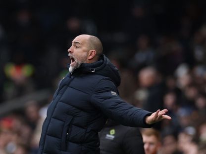 مدرب توتنهام إيغور تودور خلال مباراة فولهام في الدوري الإنجليزي الممتاز -  1 مارس 2026 - Reuters