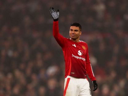 لاعب مانشستر يونايتد كاسيميرو بعد مباراة ليستر سيتي في الدوري الإنجليزي الممتاز - 10 نوفمبر 2024 - Reuters
