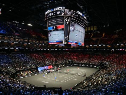 ملعب خاص برياضة التنس - 20 سبتمبر 2025 - REUTERS