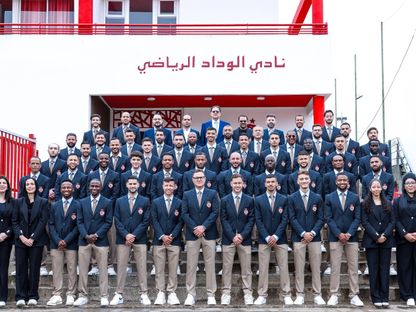 بعثة الوداد المغربي قبل السفر إلى الولايات المتحدة - 10 يونيو 2025 - X/@WACofficiel