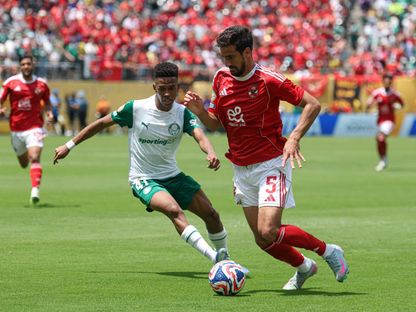 من مباراة الأهلي المصري وبالميراس البرازيلي في كأس العالم للأندية - 19 يونيو 2025 - Reuters